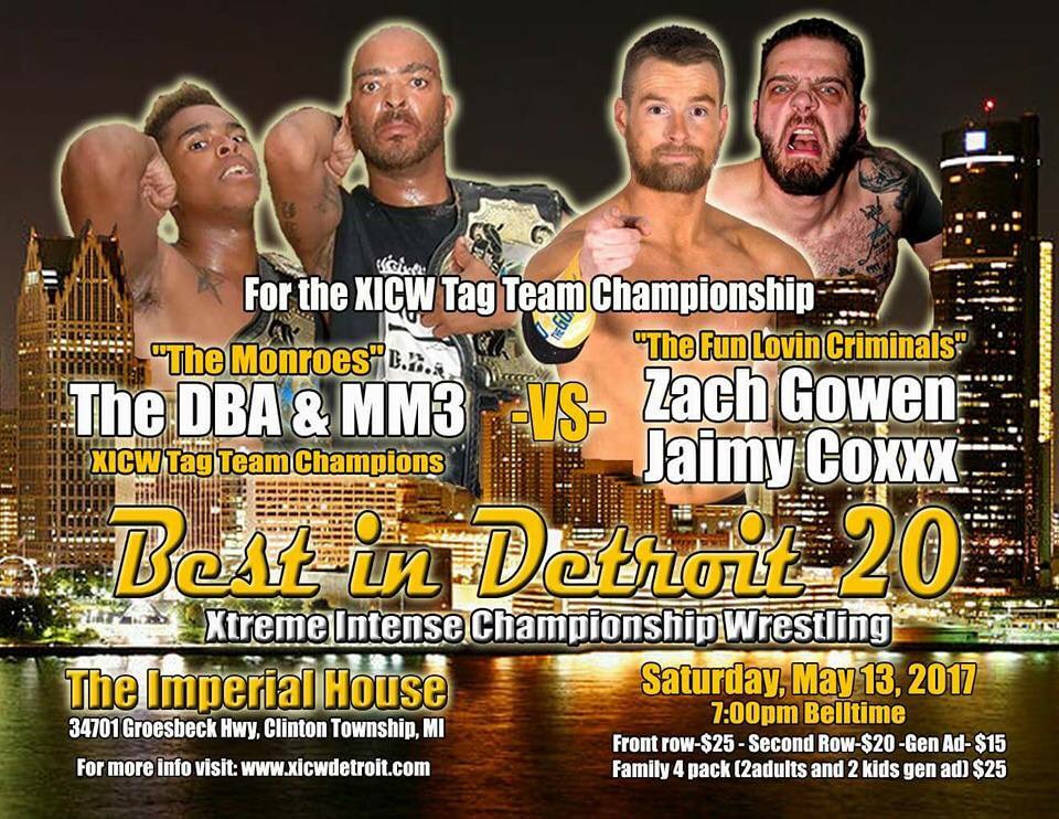 realXICWDetroit's tweet photo. THE MONROES v @JaimyCoxxx @ZachGowen #BestInDetroit #Road2Cobo https://t.co/j41AHlvJZh