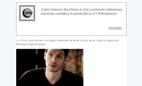 HansenAyrton's tweet photo. Por algo me sali ¿No? Veni al privado que te cuento porque fui Ekara.. vergüenza es preguntar por anónimo y a Gossip encima. https://t.co/WDtLjBQ7pW