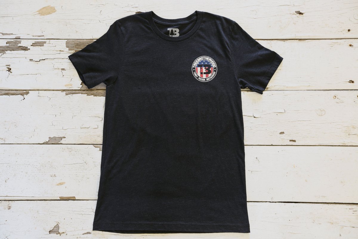 The all new "American Flag Badge" T-shirts are available now at TreeBrotherhood.com What countries should we represent next? #worldwide