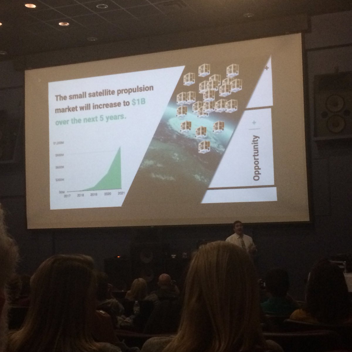 uvmOTC's tweet image. Can #VT be a part of the $1B micro-satellite industry? @greenscaletech says it can! #uvminnovation #launchvt