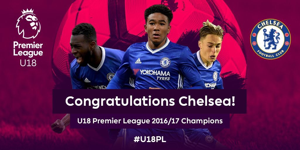 ChelseafanIndo's tweet photo. Chelsea U18 juga hari ini juara. Mantaaaaapppp https://t.co/jDKce5ZObX