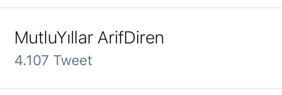 arifdirenews's tweet photo. MutluYıllar ArifDiren tagı TT listesinde. https://t.co/90tI2TcWt0