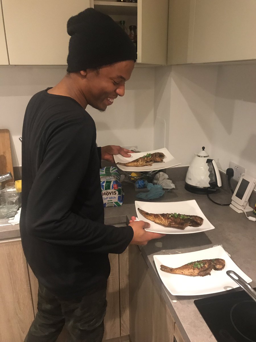 whoiszenalive's tweet photo. When your friend comes over and cooks you dinner #slavelife #weboughthim #amazonprimedelivery https://t.co/gS48OqN1G7