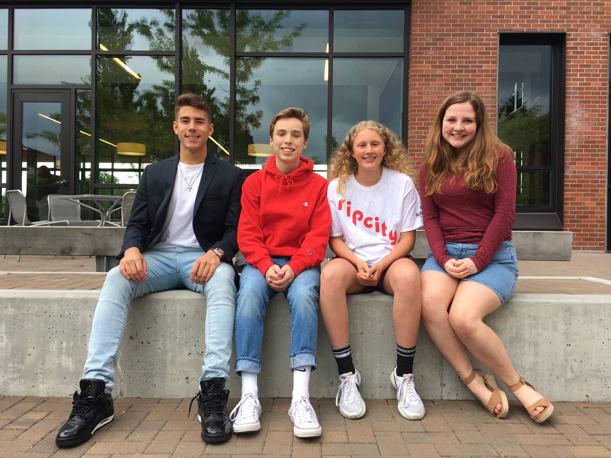 CCRams's tweet photo. Finally, next year's Sophomore Class Council: Ethan Flynn, Will Mathews, Kate Pitzer, and Gia Hanselman https://t.co/7ZOlg8PE6s