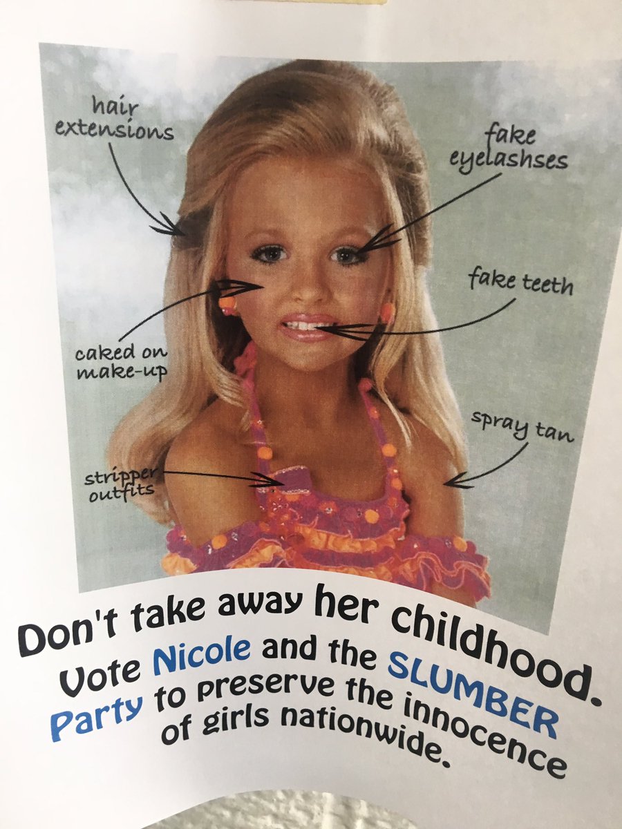 BDayPartyPHHS's tweet photo. @SLUMBER_17 we don't sexualize little girls by saying that they dress like strippers. Keep it clean. https://t.co/yASgu8PqAz
