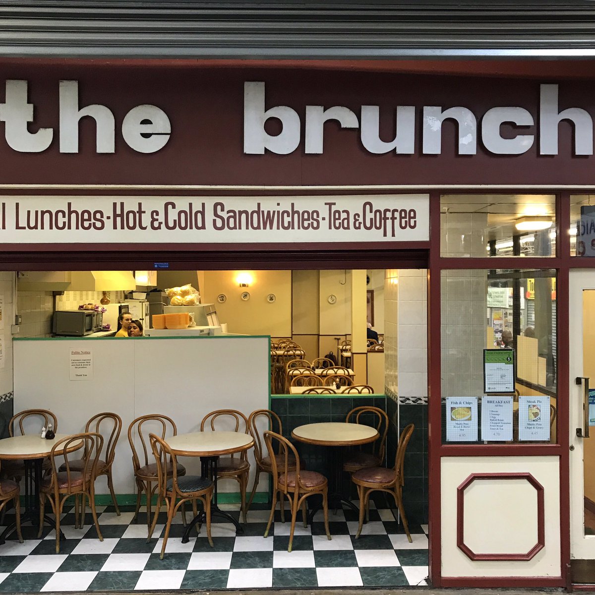 typesettingls's tweet photo. The all-day breakfast you can eat for lunch ... Brunch! The Brunch Cafe in Kirkgate Market, ahead of the game since the 1970s #typesettingls https://t.co/HeMHiZz1Jy