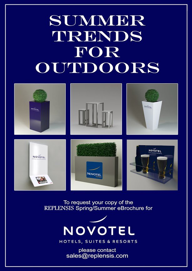 Summer Trends for Outdoors eBrochure now available for Novotel <a href="/NovotelKLCC/">Novotel Kuala Lumpur City Centre</a> @Novotel_Mumbai <a href="/NovotelNrthYork/">Novotel North York</a> @NovotelSteve <a href="/NovotelToronto/">Novotel Toronto</a>