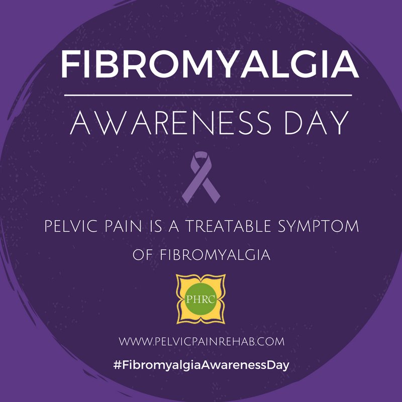 Pelvic floor physical therapy can help eliminate #Pelvicpain &amp; #bladderpain associated  with  #fibromyalgia.  #FIBROMYALGIAAWARENESSDAY