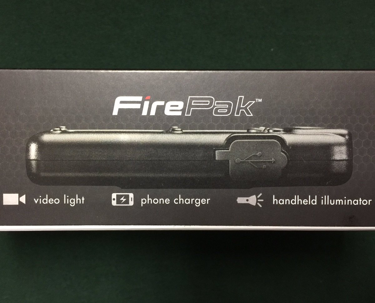 JohnDawsonFox26's tweet photo. Just received my first hurricane product to review this hurricane season. Have you ever seen the #firepak? A triple threat for power loss. https://t.co/1rn75lSEyz