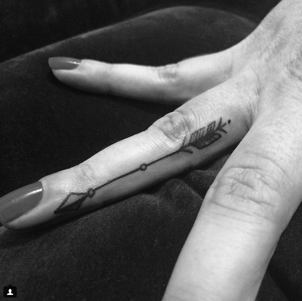 Arrow finger tattoo | Amanda Killoran | Flickr