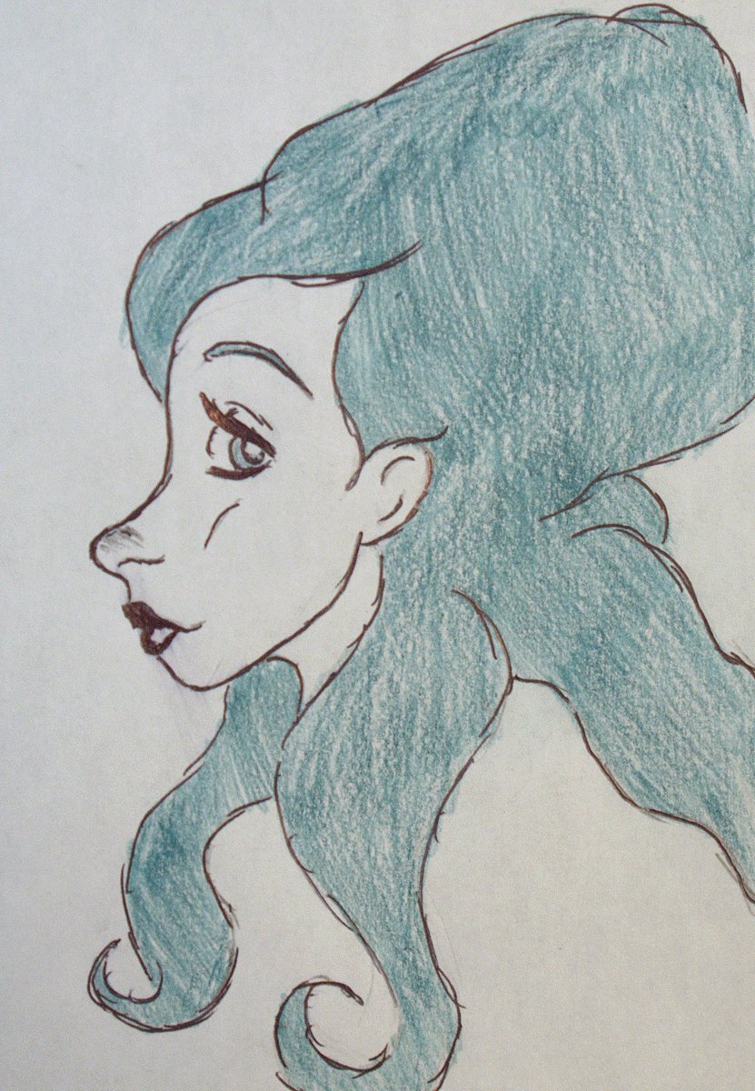 intpartist's tweet photo. @briankesinger I don't really know much about Victoria, but I couldn't resist drawing her. I LOVE her octopus hair, and she shares my name! https://t.co/hd2olPFvv9