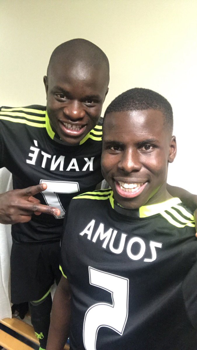 KurtZouma's tweet image. Champions mon frère !!!! 😍💪🏾🙏🏿🙏🏿 #lazoumance #2ndtimein3years @ChelseaFC so proud of the team !!!! We did it !!!