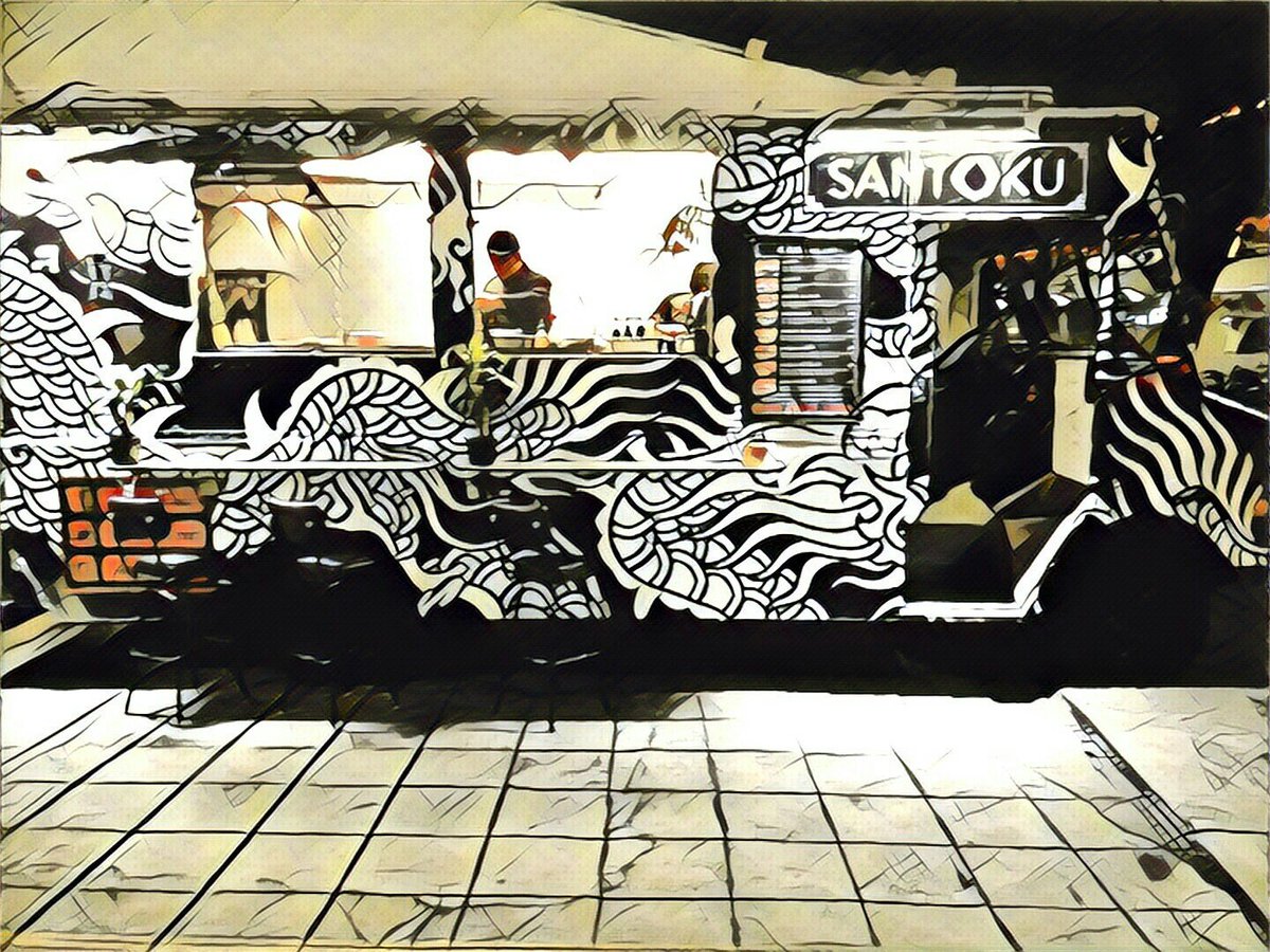 A partir de hoy 12 de mayo los viernes y sâbados estamos abiertos hasta las 11 pm! Vengan zen por unos takeshis! Ayuken! #santokuafterdark