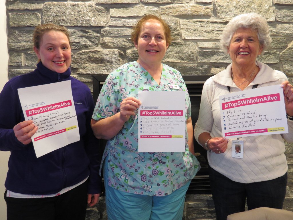 HospiceHville's tweet photo. Hospice Palliative Care Week Hospice Palliative Care is about living well. Right to the end.” @HospiceHville #Top5WhileImAlive https://t.co/KNtznNMWZY