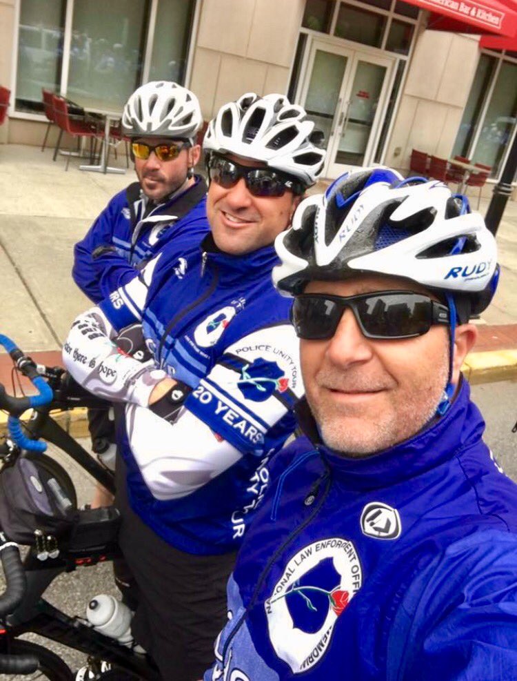 WashoeSheriff's tweet photo. Lt. Marc Bello, Sgt. Corey Solferino, Dep. Jason Grulli joined thousands who rode to honor US LE officers who fell in service #PUT2017 (2/6) https://t.co/8Tqa3T6waQ