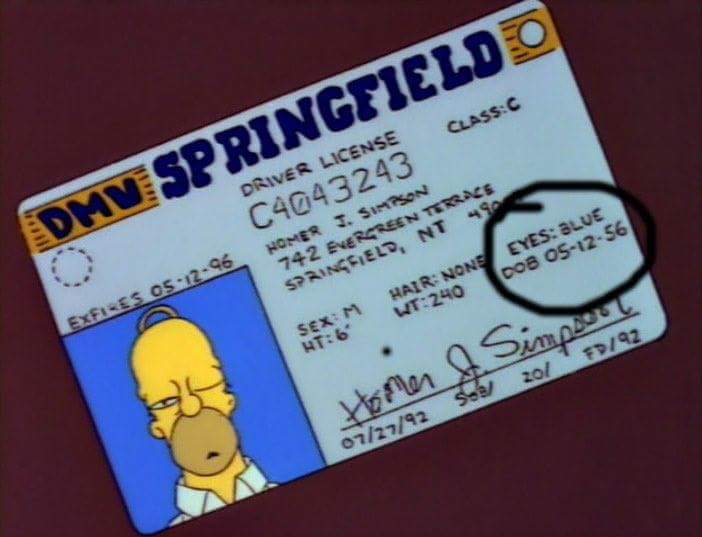 Happy birthday Homer Simpson 