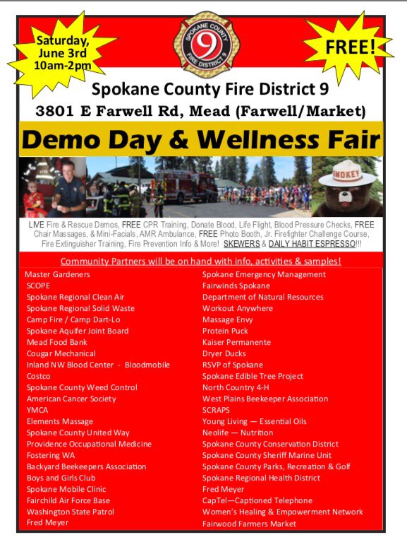 Spokane Co. Fire 9 tweet media