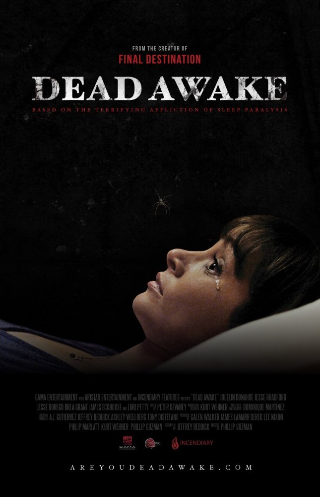 PlazaAtlanta's tweet photo. #NOWPLAYING!!!! The Writer Of #FINALDESTINATION Is Holding You In Your Nightmares With, #DeadAwake #Atlanta #Horror @AreYouDeadAwake https://t.co/2fBsuk13Nv