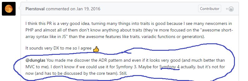 scriptuous's tweet image. This is why I know that the ADR pattern is about to explode on the php framework front as the new kid in town and why I'm developing my own🤣