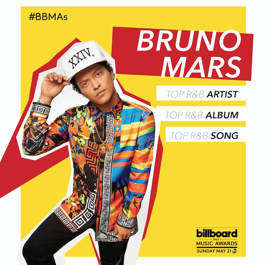 Put your pinky rings up to the moon! 🌙 <a href="/BrunoMars/">Bruno Mars</a> is nominated for 3 #BBMAs!