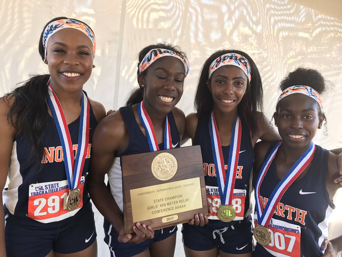 TXMileSplit's tweet image. McKinney North drops a US #13 ALL TIME 4x100 with a 45.09 bit.ly/2po3O3S