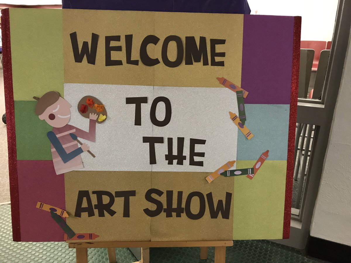 Spring Art Show 2017 at Frankfort CSD....so happy and proud of my students...I love my job❤️😊