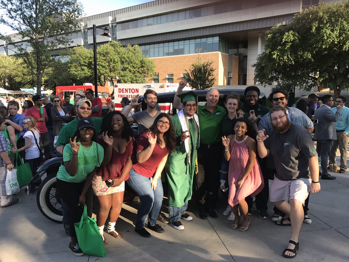 The #UNTBlockParty and our #UNTTalons. An unbeatable combination.