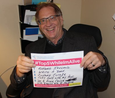 hospiceptbo's tweet photo. @hospiceptbo’s Supportive Care Counsellor David Kennedy shares his #Top5WhileImAlive 4 #NationalHospicePalliativeCareWeek @CanadianHPCAAssn https://t.co/5R1GsraUGK