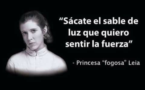 Am&eacute; a la Princesa "fogosa" Le&iacute;a 😂😂😂 https://t.co/KQFqVfY5BF
