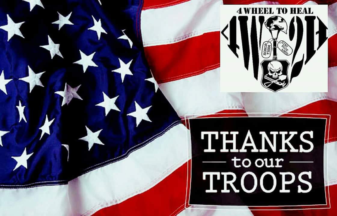 May is #militaryappreciationmonth! Have you thanked a #veteran today?!? #4wheeltoheal #honorthem #dirt #rock and #mud.