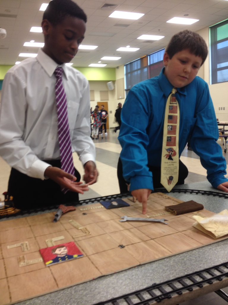 mrshammaker's tweet image. So proud of #TCSMS Exhibition! #CodingHistory #WhoTellsYourStory #Exhibition