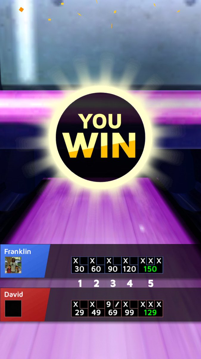 FDeonJones's tweet image. I won at New York stage with 150 points! Challenge me now![goo.gl/PKD66U] #Bowling_King