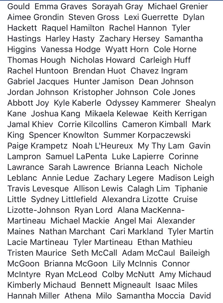 SHS_2017s's tweet photo. 2017 GRADUATE LIST for Tee shirts: Please LET US KNOW if you DO NOT see your name and you are graduating with the 2017 class on June 14th! https://t.co/de9ExY4DhP