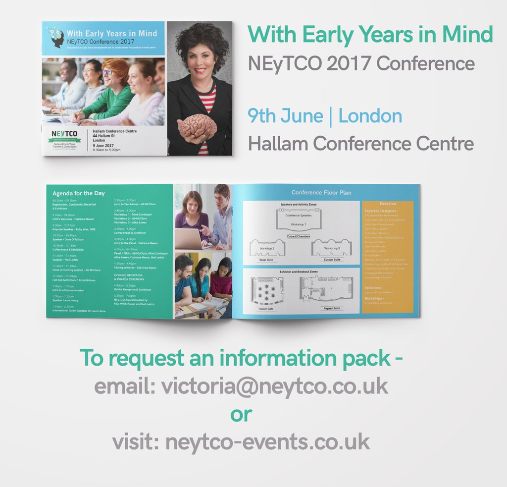 jem_digital's tweet photo. With Early Years in Mind - NEyTCO Conference 2017

|| Information Packs NOW available || #EYNeuroscience #NEYTCO @NEyTCO https://t.co/Vx8lsIuNXY