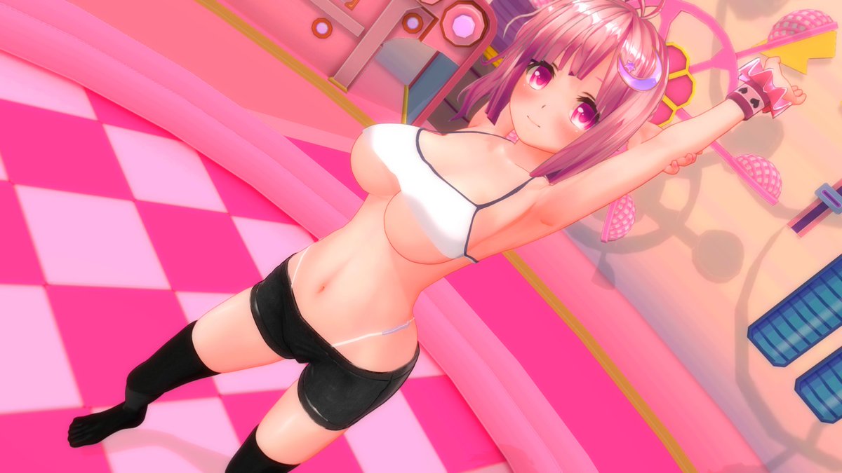 せんりつ お仕事忙しい中 バハムート 淡藍旋律 On Twitter Cm3d2 カスタムメイド3d2 ニーソ食い込みボディをハイポリ化してみた 図３はハイポリ 胸の光も邪魔しすぎので 修正します Https T Co Mv3ijsq1km Twitter