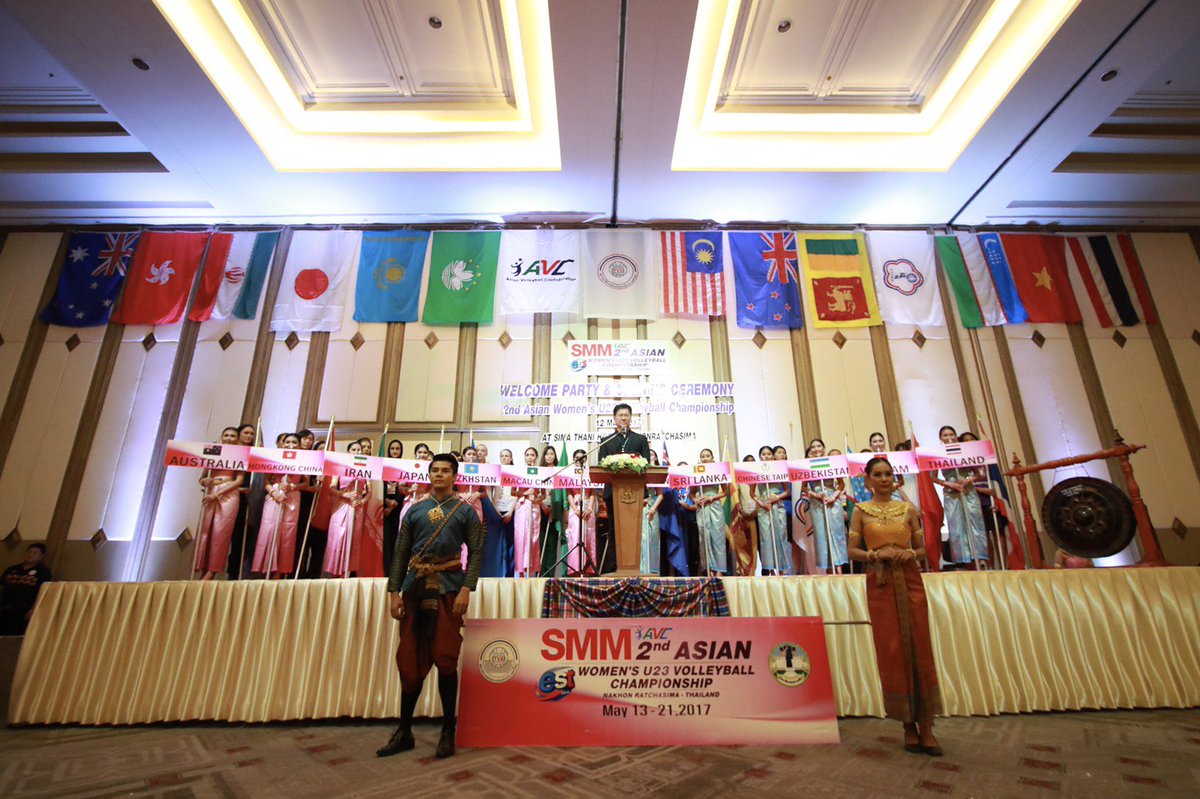 #AVCWomensU23 #Volleyball Championship officially kick off in #Thailand

News: goo.gl/nEe3WZ
Live Update: goo.gl/uSpOrq