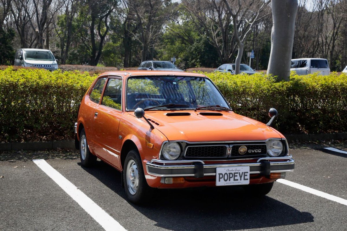 ポパイ名車図鑑」では'70年代の国産車もラインナップ。こちらはホンダ