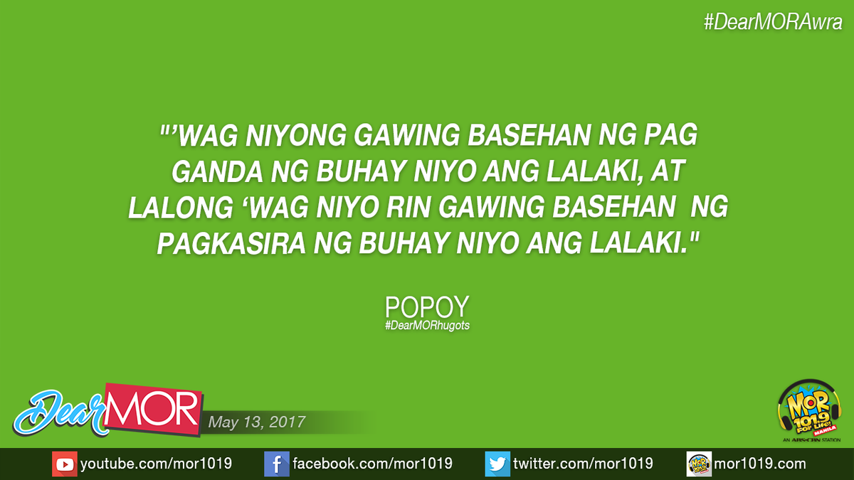 MORentPH's tweet photo. #DearMOR
#DearMORAwra
#DearMORHugots https://t.co/3cyJ3RE47W