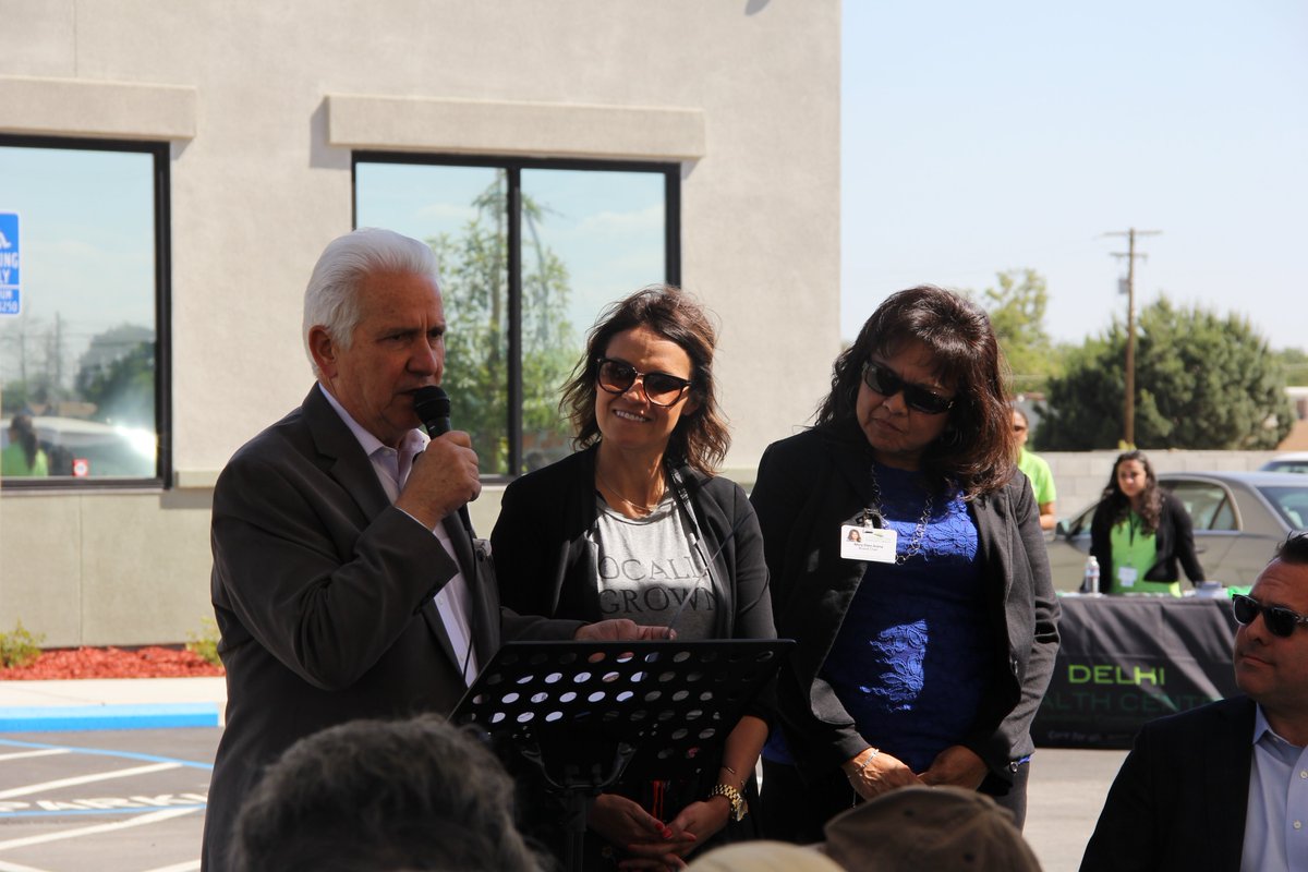 visitlch's tweet image. Thank you @RepJimCosta for joining @visitlch at the Delhi Health Center Ribbon Cutting today.