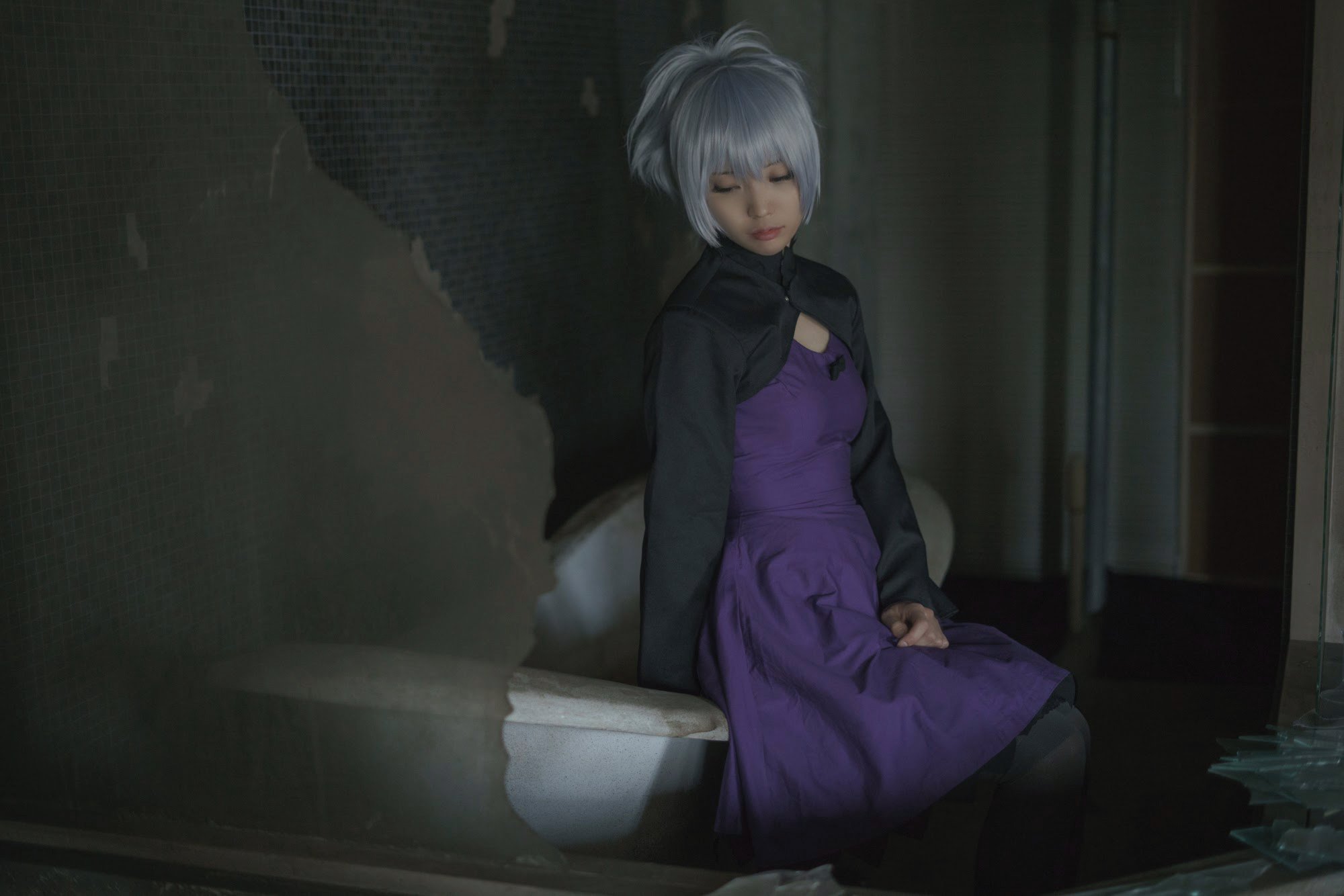Tanya Darker Than Black 黒の契約者 銀 ターニャ Photo Yu Sukeさん Airmaker ロケ地 ワンダーフォーゲルフィールド 山中湖廃墟 Cosnavi1 Dtb面白いよ 誰か合わせしよう コスプレ コスナビ T Co