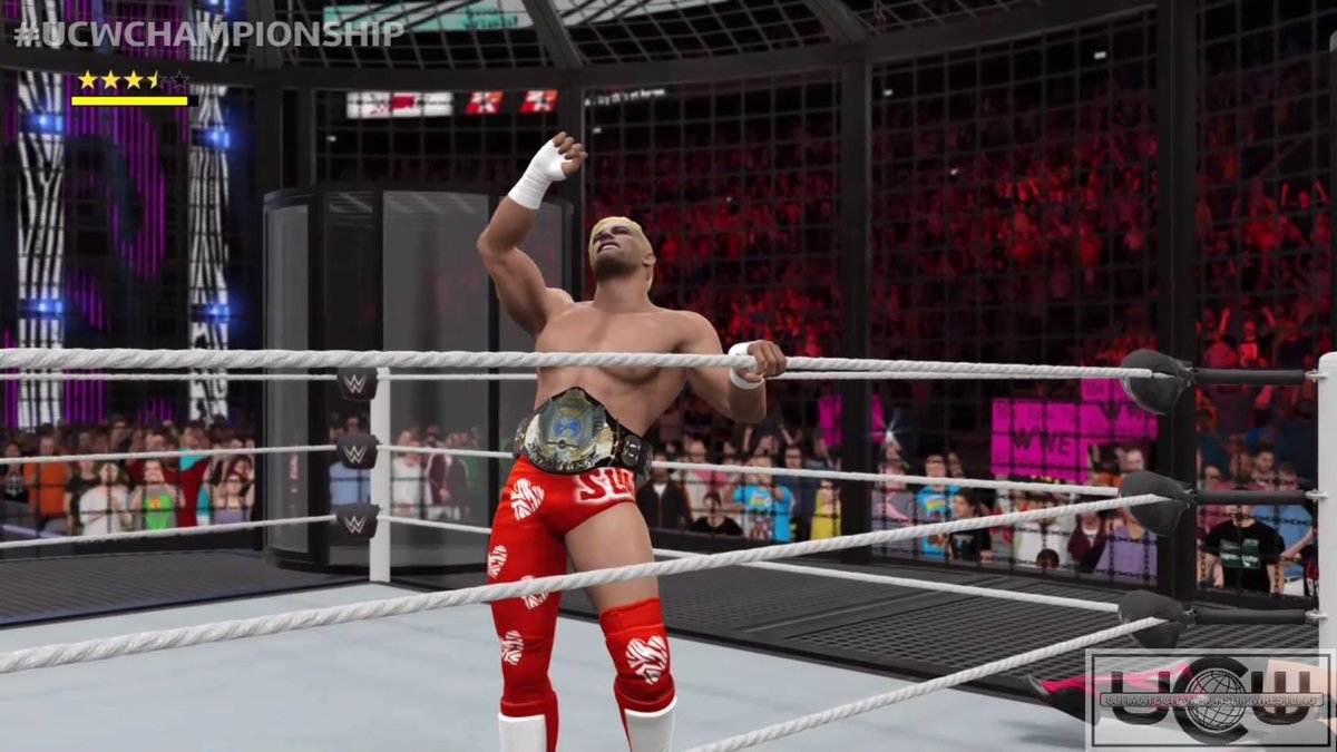 _ucwrestling_'s tweet photo. Aaron Slade retains after a controversial ending!
#UCW #LockDownPPV #WWE2K17 #WWE2K #WWE https://t.co/nKBCOumXQt