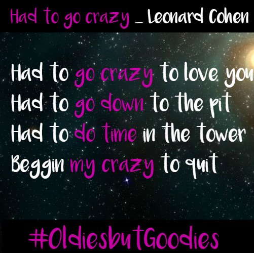 NoSoyCelosaa's tweet photo. #Hadtogocrazy #LeonardCohen #BerryMoon #OldiesbutGoodies https://t.co/xb7xHi6VGu
