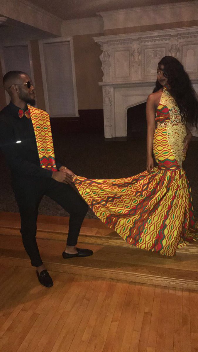 AjLoveeee_'s tweet photo. Youu know we had to SHOWWW DEMM!🇳🇬X🇸🇱 #Prom2K17 https://t.co/HrhT7GOASX