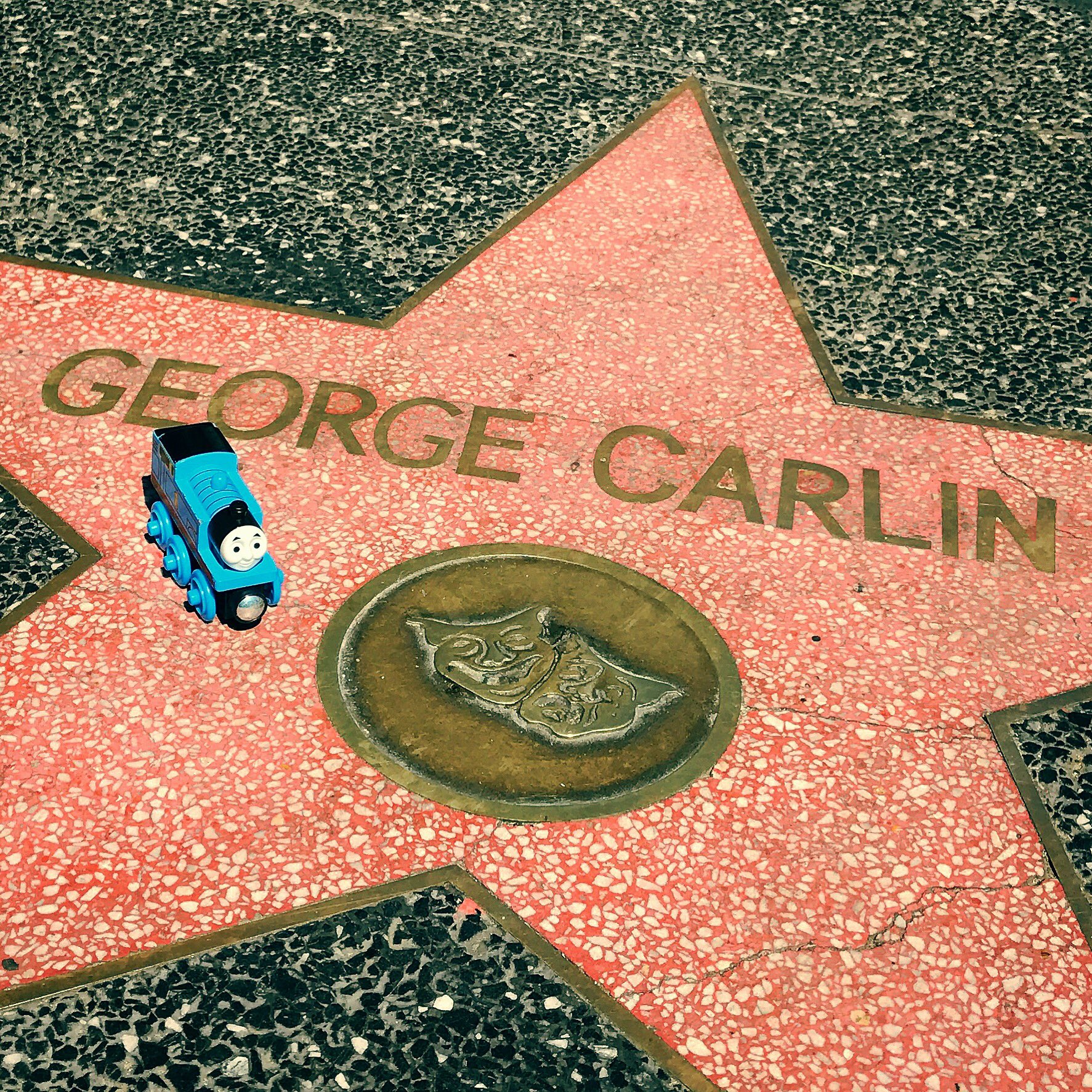 Happy birthday to Thomas narrator George Carlin! 