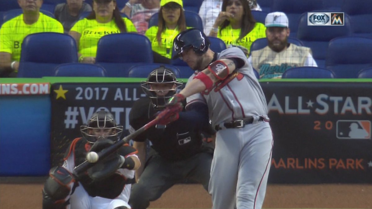 Marlins losing streak reaches 4 as Braves snap their 6-game losing streak 8-4 bit.ly/2puGKAj https://t.co/bk1qzWCkyc