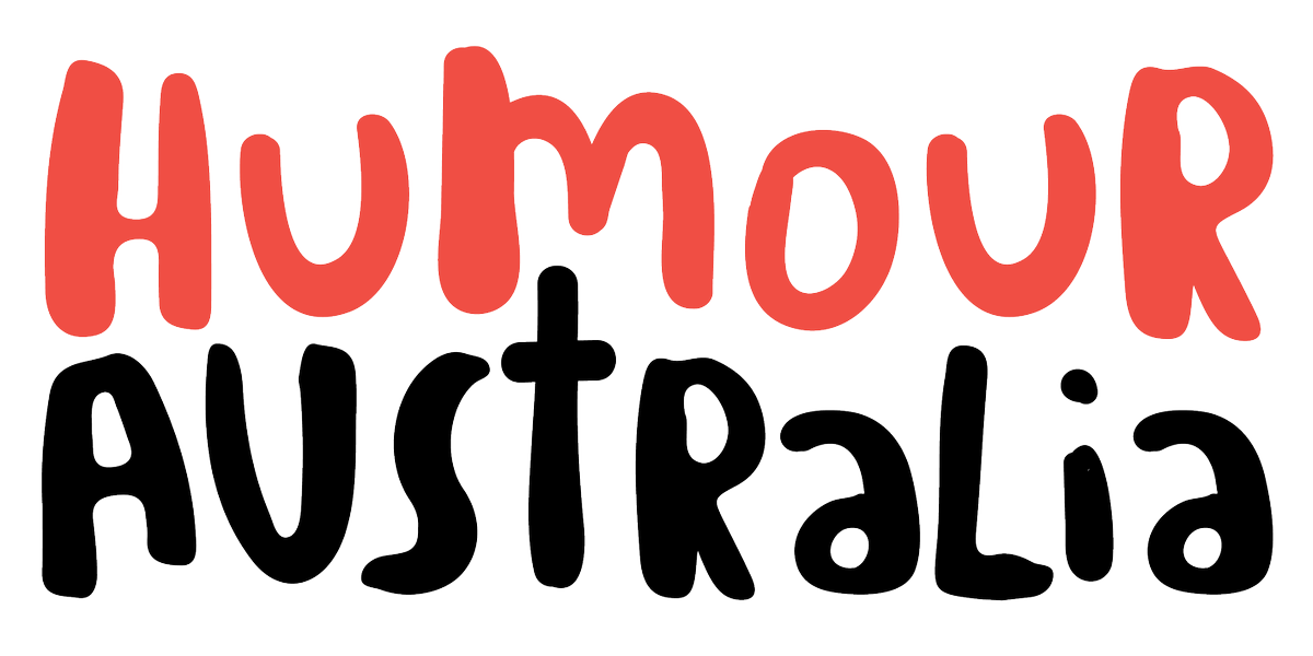 Gr8Talk's tweet photo. Sneak peek at new #HumourAustralia branding coming soon along with our new website by #FreehandMedia https://t.co/M2ir9eHJdP