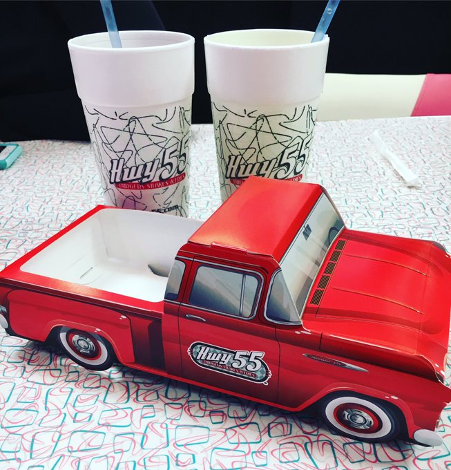 @Hwy55Burgers @HuntingtonHwy55 Awesome place to eat amazing food and milkshakes! 🍔🍟🍦 #HWY55 #Huntington<a class="tags" target="_blank" title="On Twitter" href="/?out=eyJ0eXAiOiJKV1QiLCJhbGciOiJIUzUxMiJ9.eyJpYXQiOjE3MjYxMzQ4MDksImlzcyI6InR3cG9ybnN0YXJzLmNvbSIsIm5iZiI6MTcyNjEzNDgwOSwiZXhwIjoxNzU3NjcwODA5LCJyZWRpcmVjdF91cmwiOiJodHRwczovL3R3aXR0ZXIuY29tL0h3eTU1QnVyZ2VycyJ9.pgGI1OI8yNn4YlEK2g3hYm6U8mj1ramYvW6uO8rfUIsYAWEIjpFSTen2gKvOcxsQSpmKUzigd1jueQ2NJtjz7A">@Hwy55Burgers</a><a class="tags" target="_blank" title="On Twitter" href="/?out=eyJ0eXAiOiJKV1QiLCJhbGciOiJIUzUxMiJ9.eyJpYXQiOjE3MjYxMzQ4MDksImlzcyI6InR3cG9ybnN0YXJzLmNvbSIsIm5iZiI6MTcyNjEzNDgwOSwiZXhwIjoxNzU3NjcwODA5LCJyZWRpcmVjdF91cmwiOiJodHRwczovL3R3aXR0ZXIuY29tL0h1bnRpbmd0b25Id3k1NSJ9.jz1EuYiCbeKIKW3VvkFmr1aJUldfAaXCAxR0wJD2blvdKwQJThFeN4E6jGHRJGfRp_37gtDeNVCnad-dJECl7g">@HuntingtonHwy55</a><a href="/tag/huntington"class="tags"><span>#huntington</span></a><a href="/tag/wv"class="tags"><span>#wv</span></a><a href="/tag/hwy55"class="tags"><span>#hwy55</span></a><a href="/tag/dinersdriveinsanddive"class="tags"><span>#dinersdriveinsanddive</span></a>