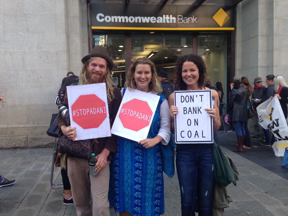 Divestment Day Perth had a great turnout. Thank you all for coming and saying NO to #CoalBank #StopAdani #FossilFree