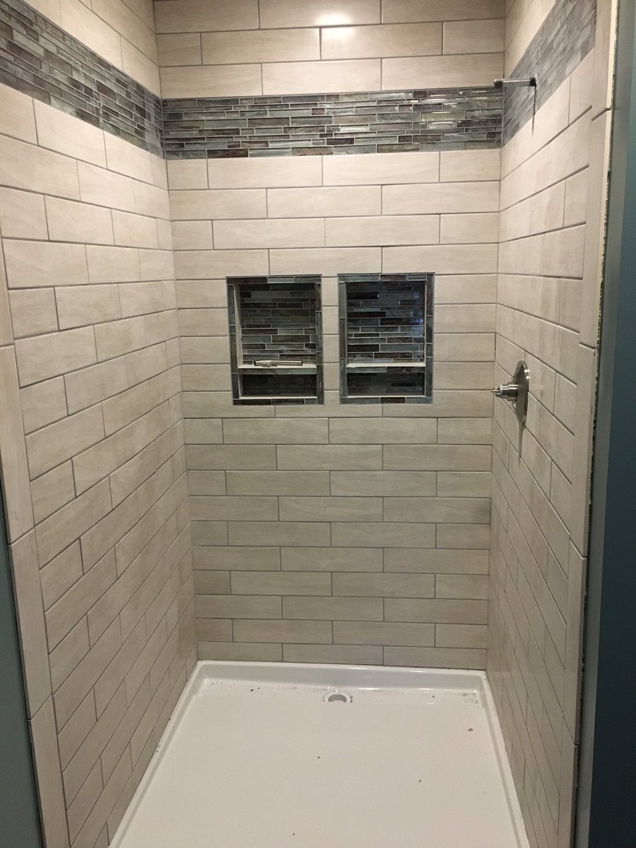 BushRemodeling's tweet image. Custom Shower for current Master Suite Remodel