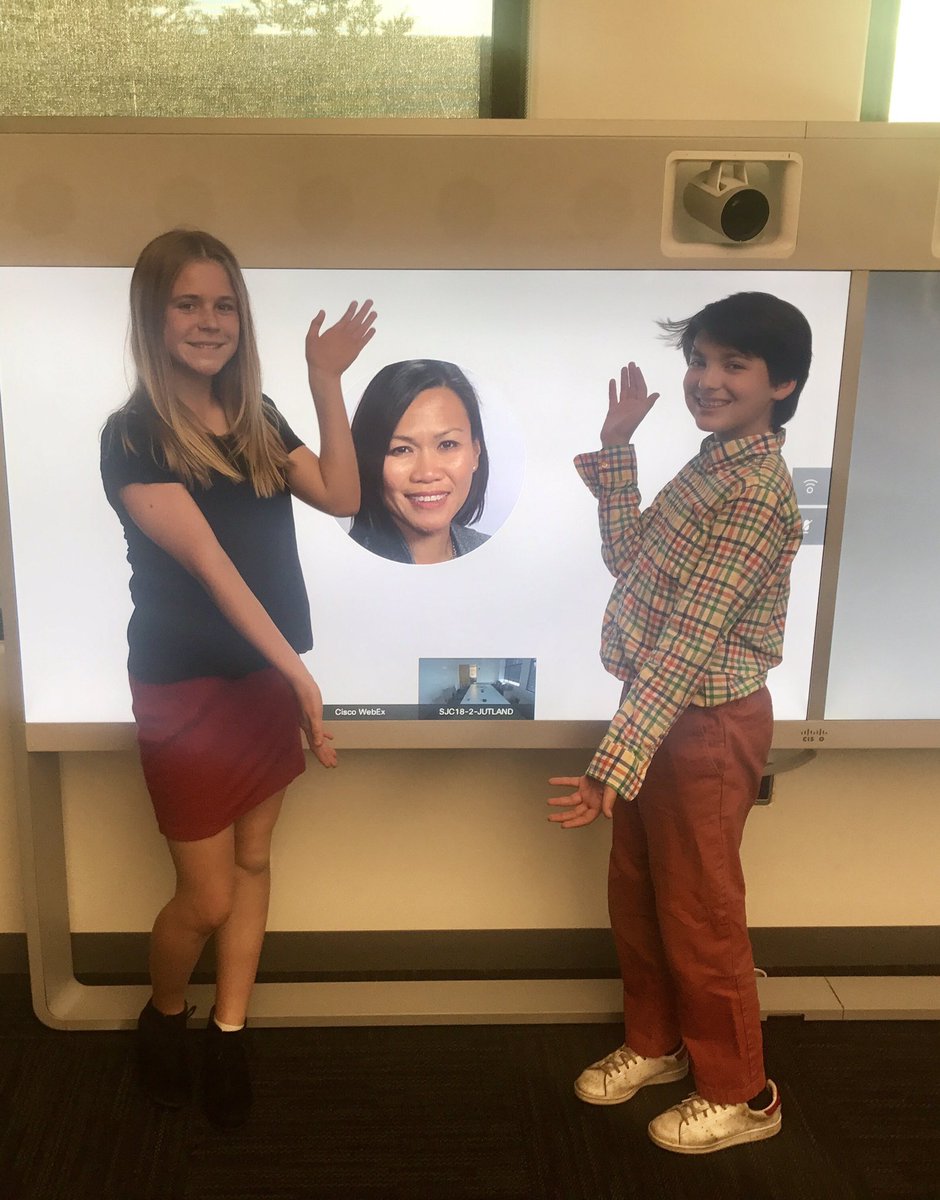 So proud of Fiona &amp; her classmates! They won 1st place for their iMovie on leadership &amp; technology at Cisco #WeAreCisco #TributetoWomen